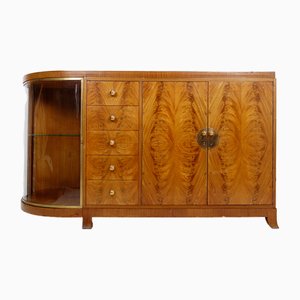 Art Deco Display Cabinet in Walnut Veneer, 1930-NYF-2019100