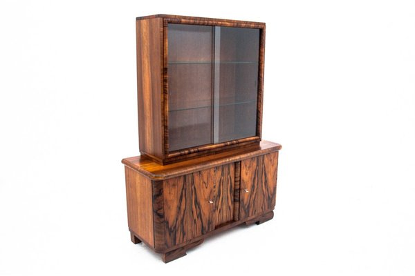 Art Deco Display Cabinet, Poland, 1940s-BXB-1785829