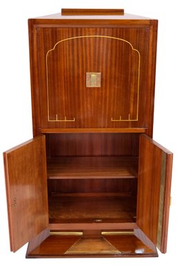 Art Deco Dominique Secretary Desk with Keyhole in the Fitting, 1930s-CXC-1749585