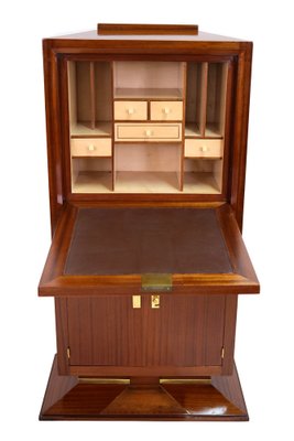 Art Deco Dominique Secretary Desk with Keyhole in the Fitting, 1930s-CXC-1749585