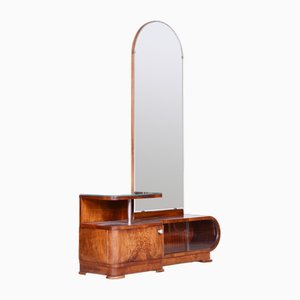 Art Deco Dressing Mirror in Walnut, Czech, 1920s-WHY-1778055