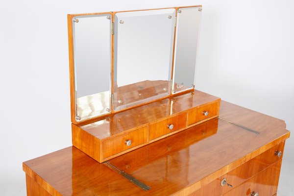 Art Deco Dressing Table with Mirror, 1920s-WHY-1768424