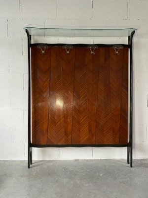 Art Deco Ebony & Rosewood Cabinet, 1920s-UQL-887493