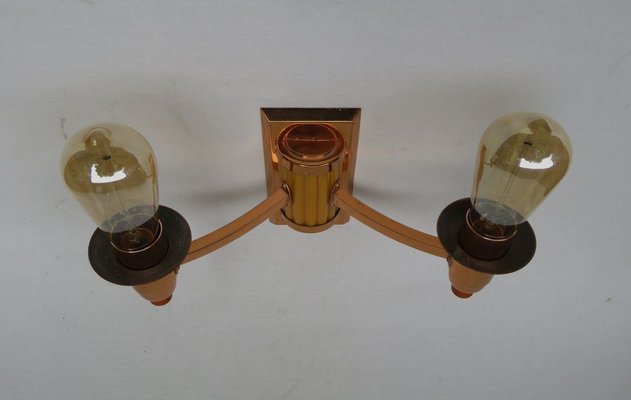 Art Deco English Catalin Butterscotch Colored Sconces, Set of 2-EY-623962