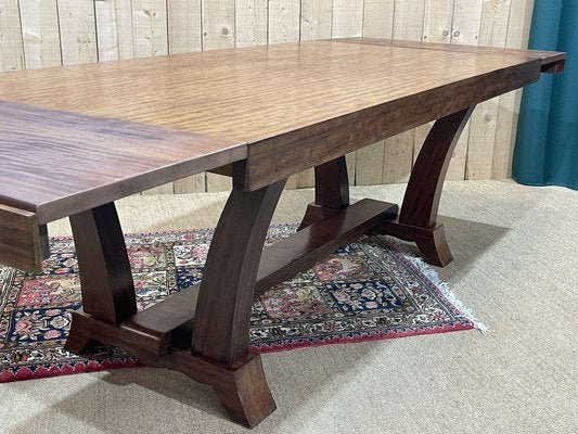 Art Deco Extendable Mahogany Dining Table-QYF-1811680