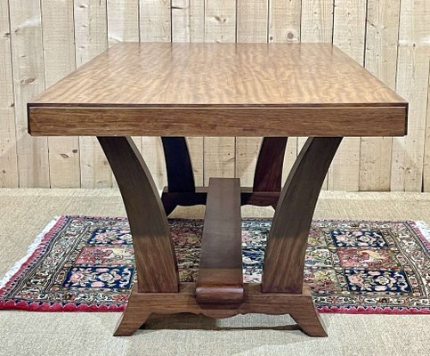 Art Deco Extendable Mahogany Dining Table-QYF-1811680