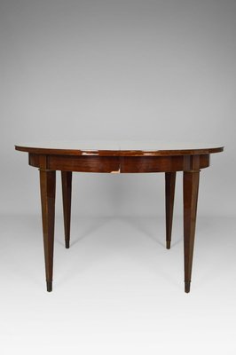 Art Deco Extendable Mahogany Dining Table by Jacques Adnet, 1940s-XNH-732929