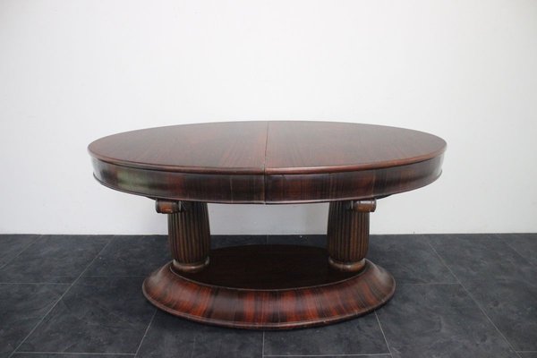 Art Deco Extendable Rosewood Dining Table, 1920s-IJR-769292