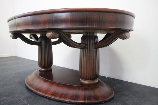 Art Deco Extendable Rosewood Dining Table, 1920s-IJR-769292