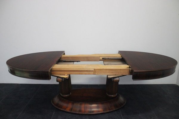 Art Deco Extendable Rosewood Dining Table, 1920s-IJR-769292