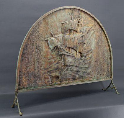 Art Deco Fire Screen, 1920-XNH-1804470