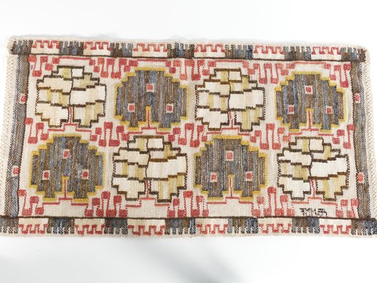 Art Deco Flatweave Grodblad Tapestry by Märta Måås-Fjetterström, Sweden, 1940s-RUK-1758064