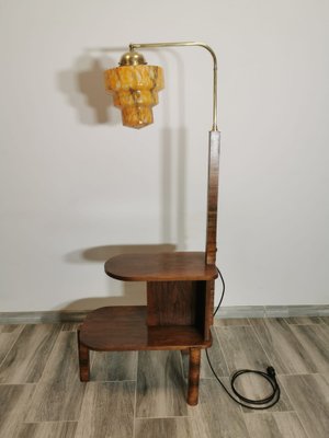 Art Deco Floor Lamp attributed Jindrich Halabala, 1930s-QJA-1824591