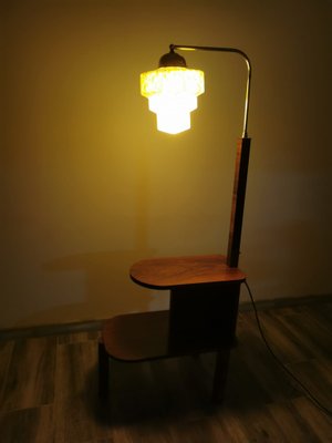 Art Deco Floor Lamp attributed Jindrich Halabala, 1930s-QJA-1824591