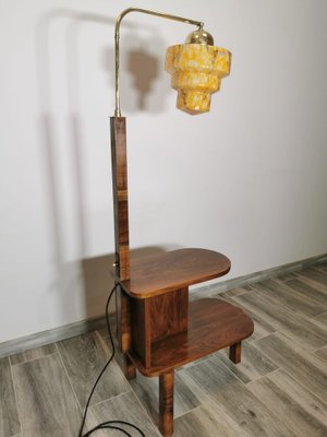 Art Deco Floor Lamp attributed Jindrich Halabala, 1930s-QJA-1824591