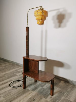 Art Deco Floor Lamp attributed Jindrich Halabala, 1930s-QJA-1824591