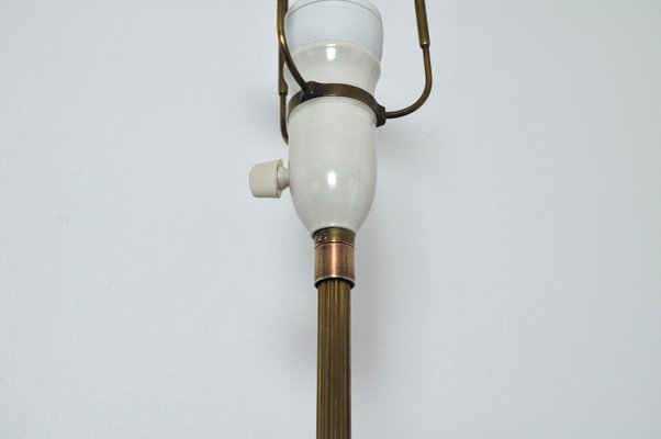 Art Deco Floor Lamp in Brass and Copper-HPQ-1178582