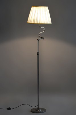 Art Deco Floor Lamp in Chrome, 1920s-WHY-1734301