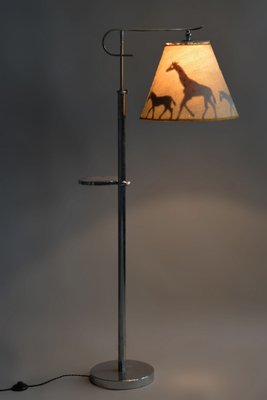 Art Deco Floor Lamp in Chrome, 1920s-WHY-1734288