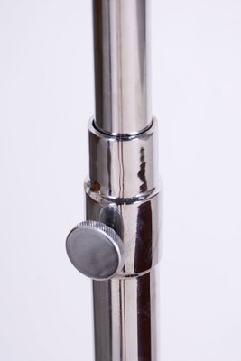 Art Deco Floor Lamp in Chrome attributed to Jindřich Halabala for Up Závody, Czechia, 1930s-WHY-1736126