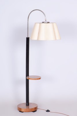 Art Deco Floor Lamp in Walnut and Oak attributed to Jindřich Halabala for Up Závody, Former Czechoslovakia, 1930s-WHY-1705980