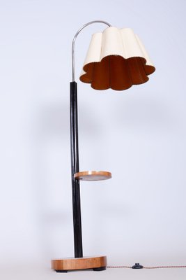 Art Deco Floor Lamp in Walnut and Oak attributed to Jindřich Halabala for Up Závody, Former Czechoslovakia, 1930s-WHY-1705980