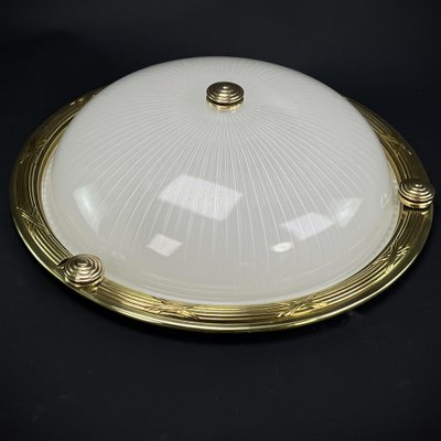 Art Deco Flush Mount attributed to Holophane, 1930s-JUZ-1769303