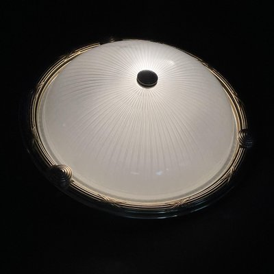 Art Deco Flush Mount attributed to Holophane, 1930s-JUZ-1769303