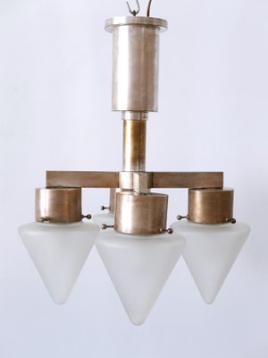 Art Deco Four-Flamed Ceiling Lamp, Germany, 1930s-WPT-1721549