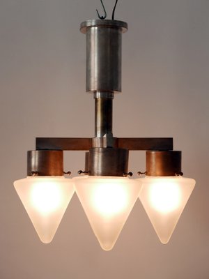 Art Deco Four-Flamed Ceiling Lamp, Germany, 1930s-WPT-1721549