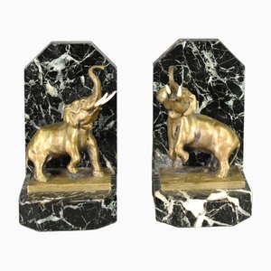 Art Deco French Bookends in Bronze from H. Fady, 1930s, Set of 2-CTD-1759384