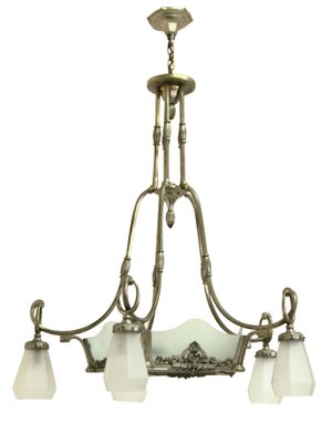 Art Deco French Ceiling Lamp, 1930s-CXC-674230