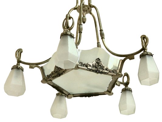 Art Deco French Ceiling Lamp, 1930s-CXC-674230