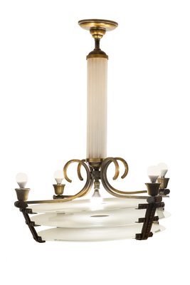 Art Deco French Ceiling Lamp, 1930s-UJE-633737