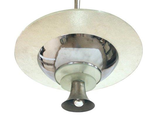 Art Deco French Ceiling Lamp, 1930s-CXC-674227