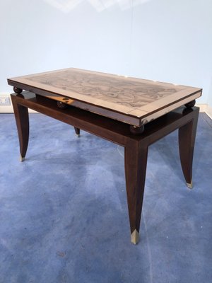 Art Deco French Coffee Table in the Style of Pascaud, 1940s-MTX-675635