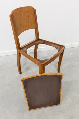 Art Deco French Dining Chairs, 1930s, Set of 4-UJE-663467