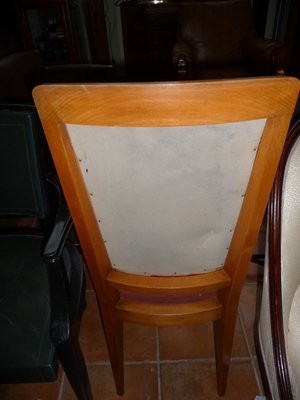 Art Deco French Dining Chairs by André Arbus, 1930s, Set of 6-XHV-625539