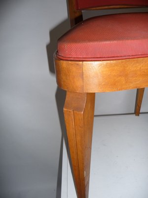 Art Deco French Dining Chairs by André Arbus, 1930s, Set of 6-XHV-625539