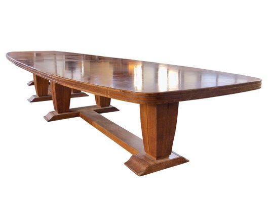 ART Deco French Dining Table, 1930s-CXC-693345