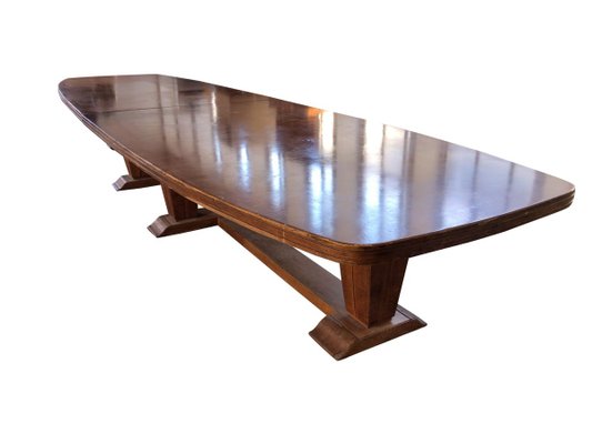 ART Deco French Dining Table, 1930s-CXC-693345