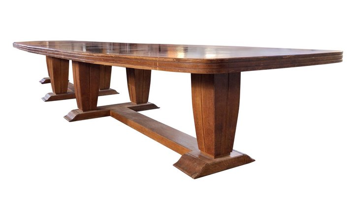 ART Deco French Dining Table, 1930s-CXC-693345