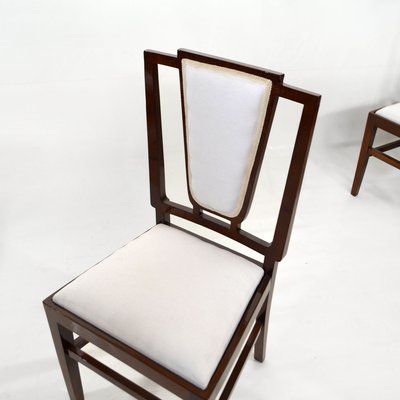 Art Deco French Dining Table & Chairs Set by Michel Dufet, 1930s, Set of 7-YGE-586372