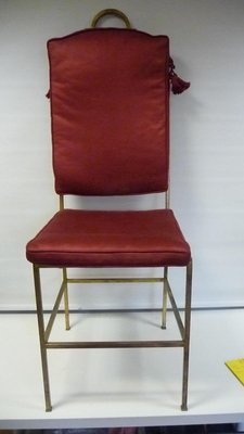 Art Deco French Gilded Bronze Boudoir Side Chairs, 1930s, Set of 2-XHV-857449