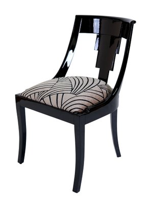 Art Déco French Gondola Chairs, 1930s, Set of 6-CXC-1154016