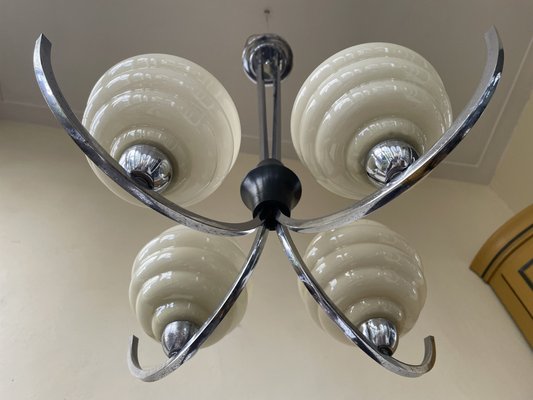 Art Deco French Hanging Lamp, 1930-OFB-1801385