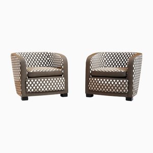 Art Deco French Lounge Chairs, 1930s, Set of 2-WHY-1231890