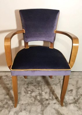 Art Deco French Model Bridge Chairs, 1930, Set of 2-QRS-1771791