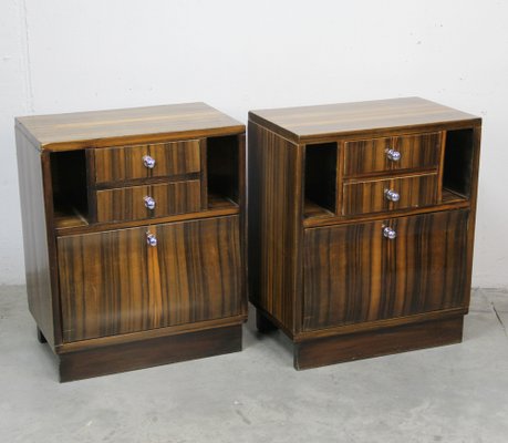 Art Deco French Nightstands, Set of 2-NE-1801455