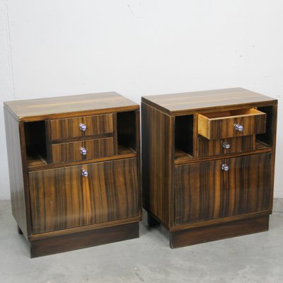 Art Deco French Nightstands, Set of 2-NE-1801455